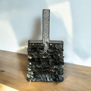 Ash Amaira Embellished Bag Purse Bedazzled Faux Diamonds